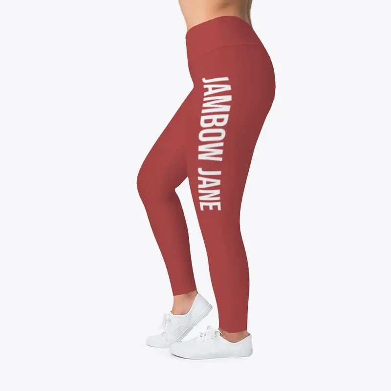 Jambow Jane leggings white logo