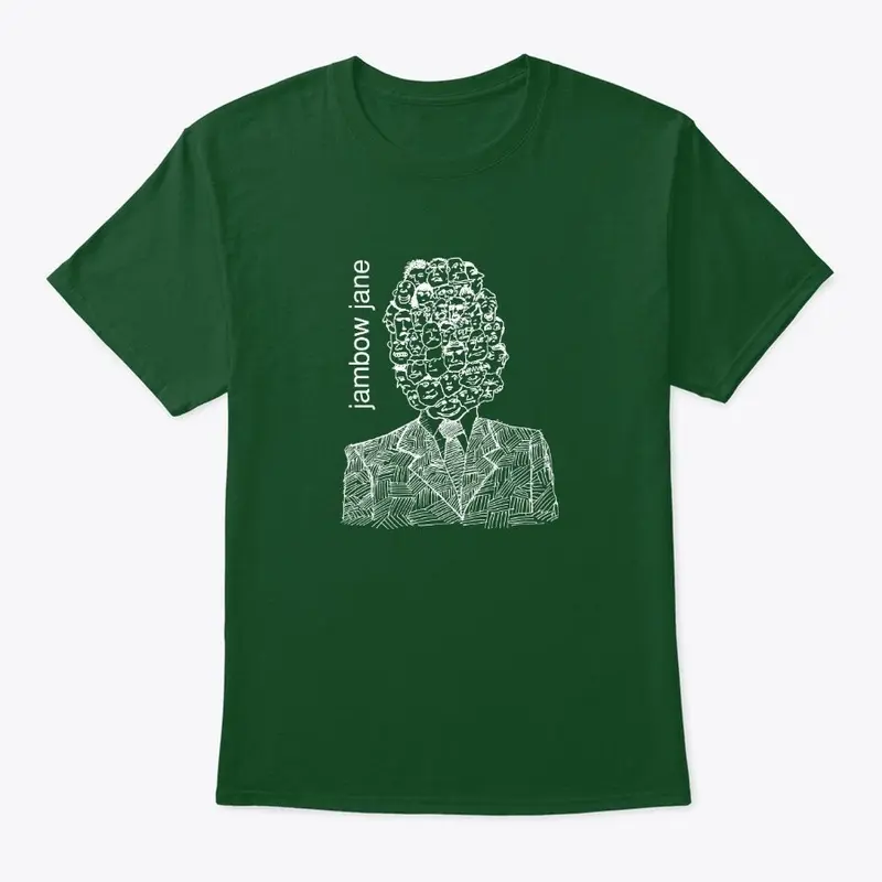 Jambow Jane Head T-Shirt white design