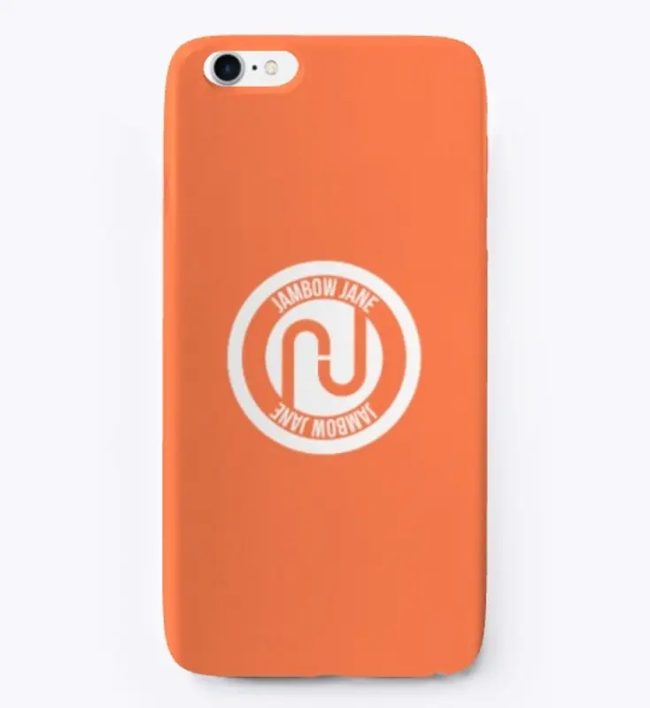 Jambow Jane phone covers white logo